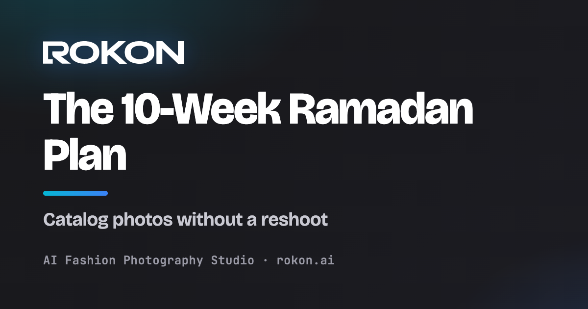 The 10-Week Ramadan Catalog Plan cover image — Rokon.ai