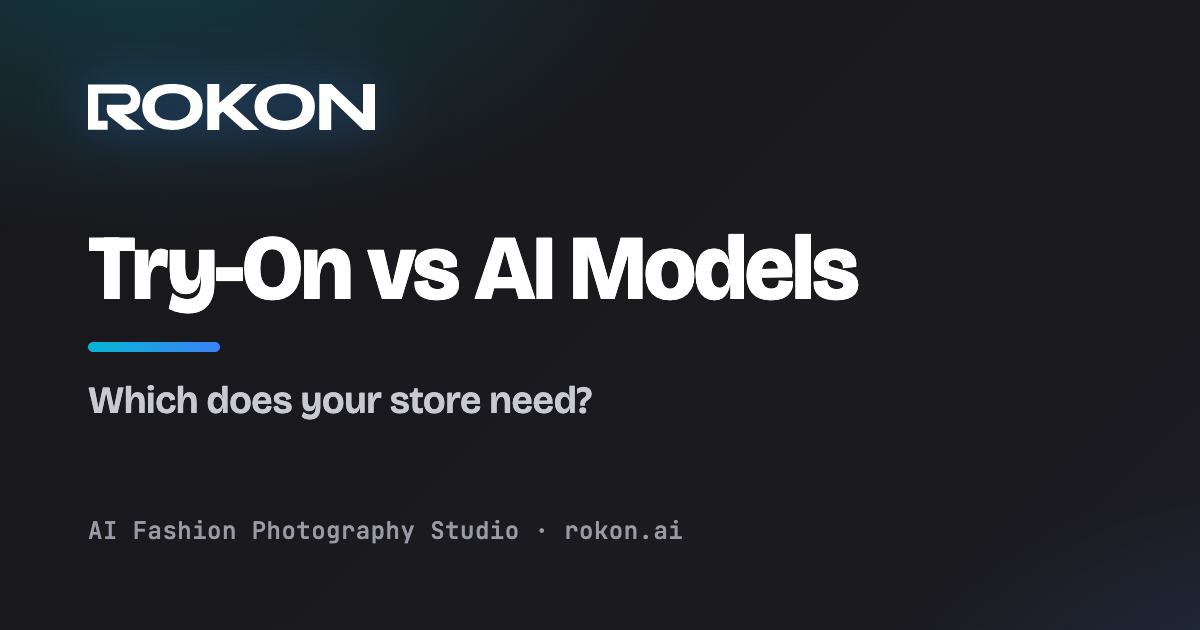 صورة غلاف القياس الافتراضي أم عارضات الذكاء الاصطناعي — Rokon.ai